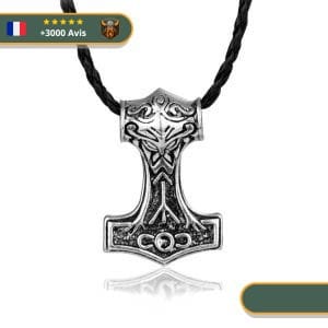 Pendentif Viking du Marteau de Thor </br> La Rune Algiz