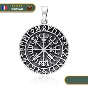 Pendentif Vegvisir | Argent