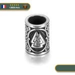 Perle En Acier Rune Valknut