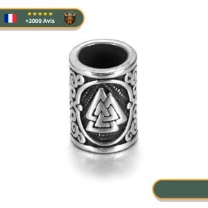 Perle En Acier Rune Valknut