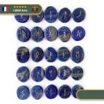 Pierres Vikings Runiques Lapis Lazuli (x25)