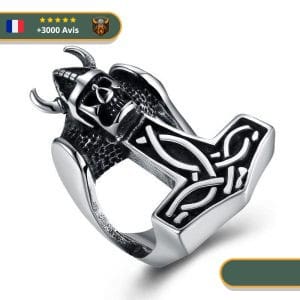 Bague Viking Crâne Viking Shop