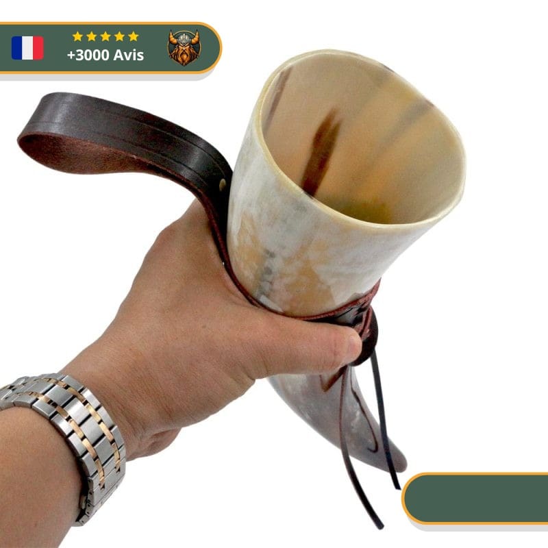 Corne à Boire Viking Clair – Image 5