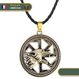 Collier Viking <br>Loup Fenrir</br> Viking Shop
