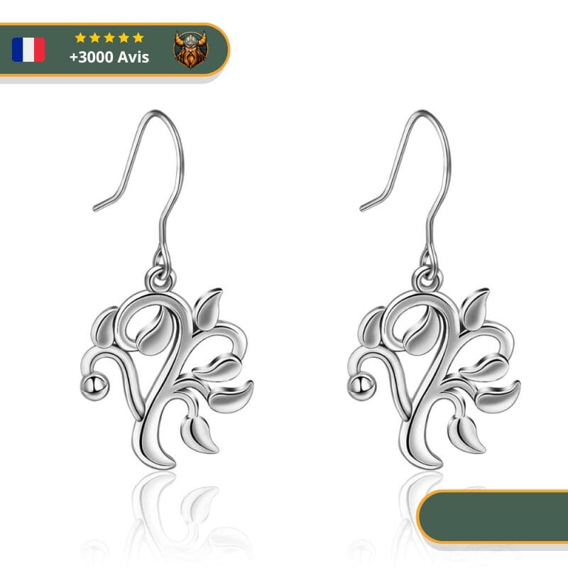 Boucles d'Oreilles Arbre De Vie