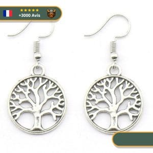 Boucles d'Oreilles Arbre De Vie