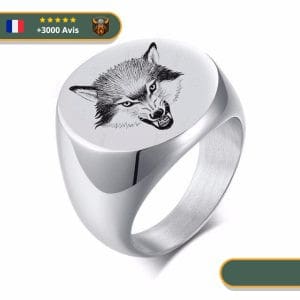 Bague Viking <br>Loup Fenrir</br> Viking Shop