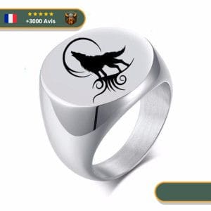 Bague Viking <br>Loup Fenrir</br> Viking Shop
