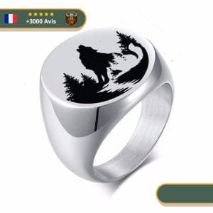 Bague Viking <br>Loup Fenrir</br> Viking Shop