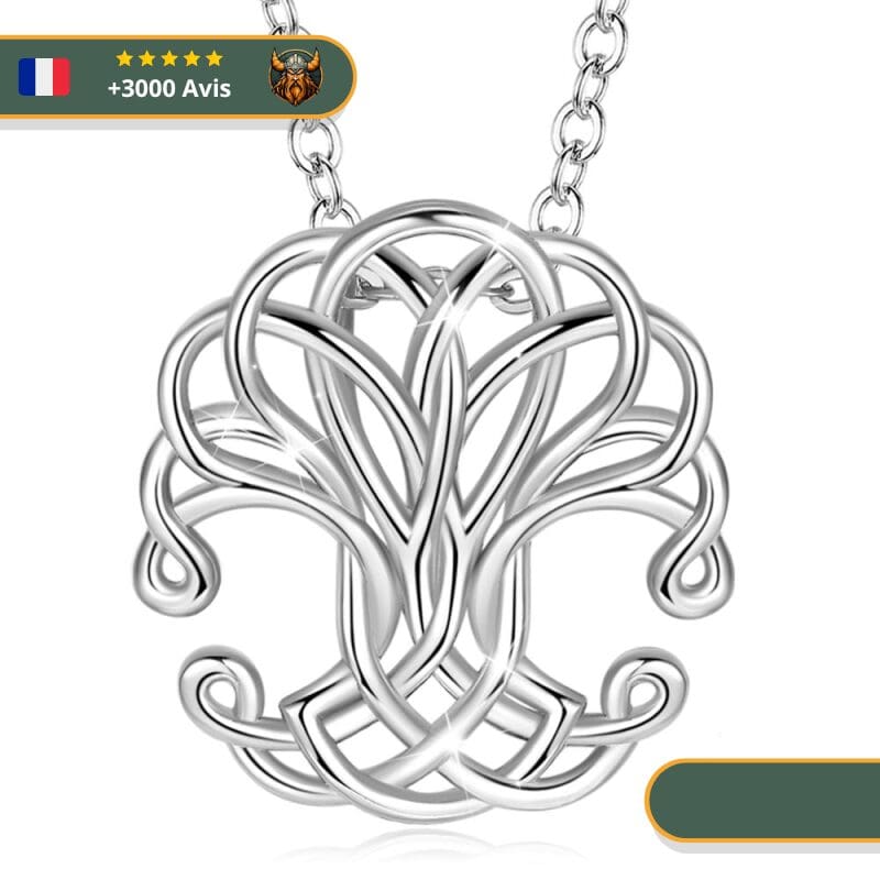 Collier Viking Arbre De Vie
