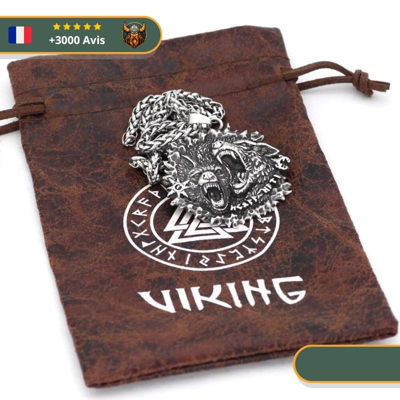 Collier Viking Loup Fenrir – Image 2