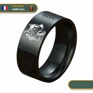 Bague Viking <br>Loup Fenrir</br> Viking Shop