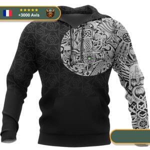 Sweat-Shirt Viking <br>Mjolnir & Odin</br> Viking Shop