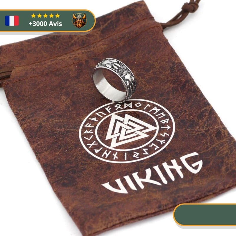 Bague Viking Pattes de Loup Imposantes – Image 3