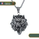 Collier Viking Loup Fenrir
