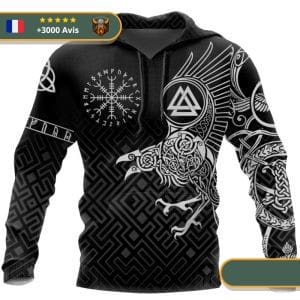 Sweat-shirt Viking Valknut & Vegvisir Viking Shop