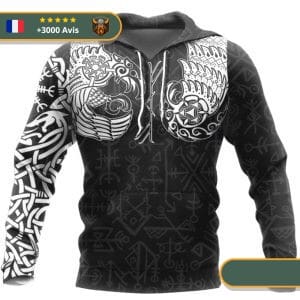 Sweat-shirt Viking Corbeau Viking Shop