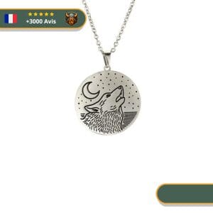 Collier Viking Loup Fenrir