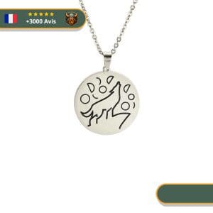 Collier Viking Loup Fenrir