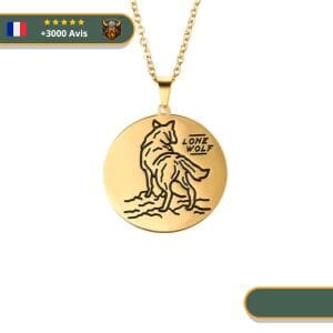 Collier Viking Loup Fenrir