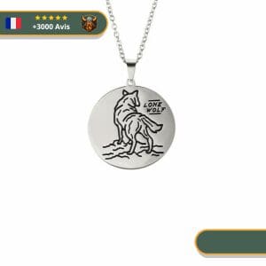 Collier Viking Loup Fenrir