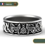 Bague Viking Geri et Freki Loyauté