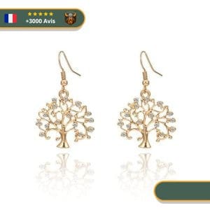 Boucles d'Oreilles Arbre De Vie Viking Shop