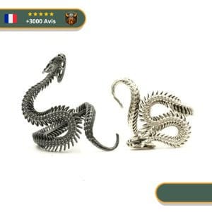 Bague Viking <br>Serpent de Midgard</br> Viking Shop