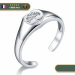 Bague Cœur Et Arbre De Vie Symbolique En Argent 925 Délicate