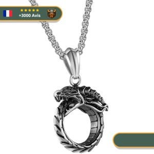 Collier Viking Serpent Jormungand