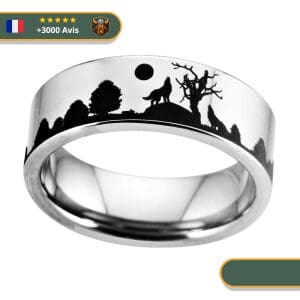 Bague Viking <br>Loup Fenrir</br> Viking Shop