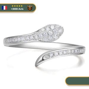 Bague Viking Serpent Jormungand