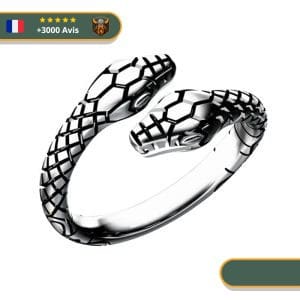 Bague Viking Jormungand En Argent 925