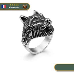 Bague Viking <br>Loup Fenrir</br> Viking Shop