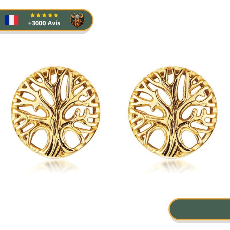 Boucles d'Oreilles Arbre De Vie