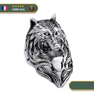 Bague Viking <br>Loup Fenrir</br> Viking Shop