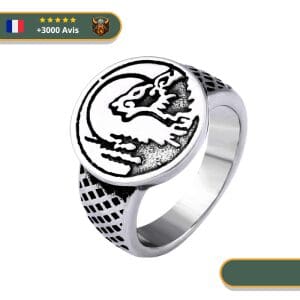 Bague Viking <br>Loup Fenrir</br> Viking Shop