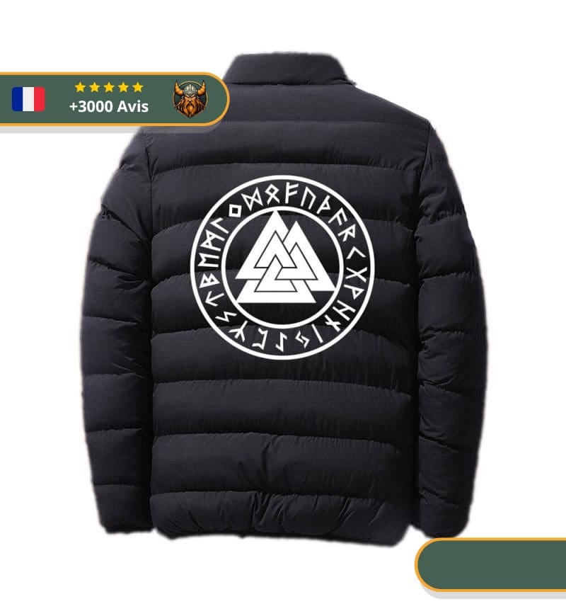 Doudoune Viking Runes & Valknut – Image 7