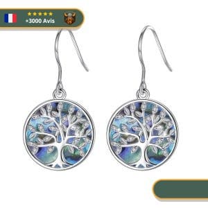 Boucles d'Oreilles Arbre De Vie