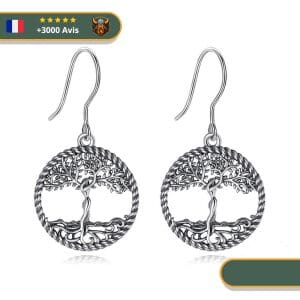 Boucles d'Oreilles Arbre De Vie
