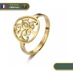 Bague Viking Arbre De Vie Couleur Or