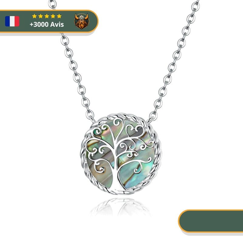 Collier Viking Arbre De Vie