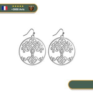 Boucles d'Oreilles Arbre De Vie Viking Shop