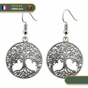 Boucles d'Oreilles Arbre De Vie