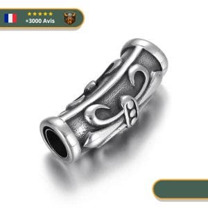 Perle Barbe Acier Magnetique | Argent
