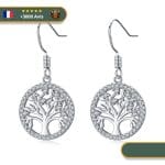 Boucles d'Oreilles Arbre De Vie