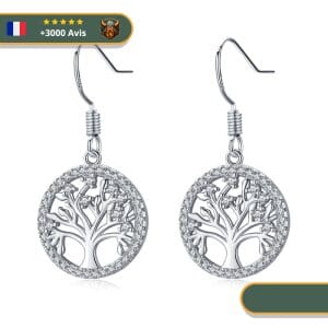 Boucles d'Oreilles Arbre De Vie