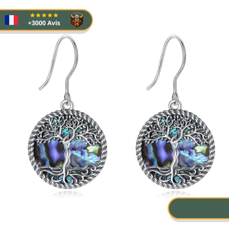 Boucles d'Oreilles Arbre De Vie