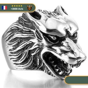 Bague Viking <br>Loup Fenrir</br> Viking Shop