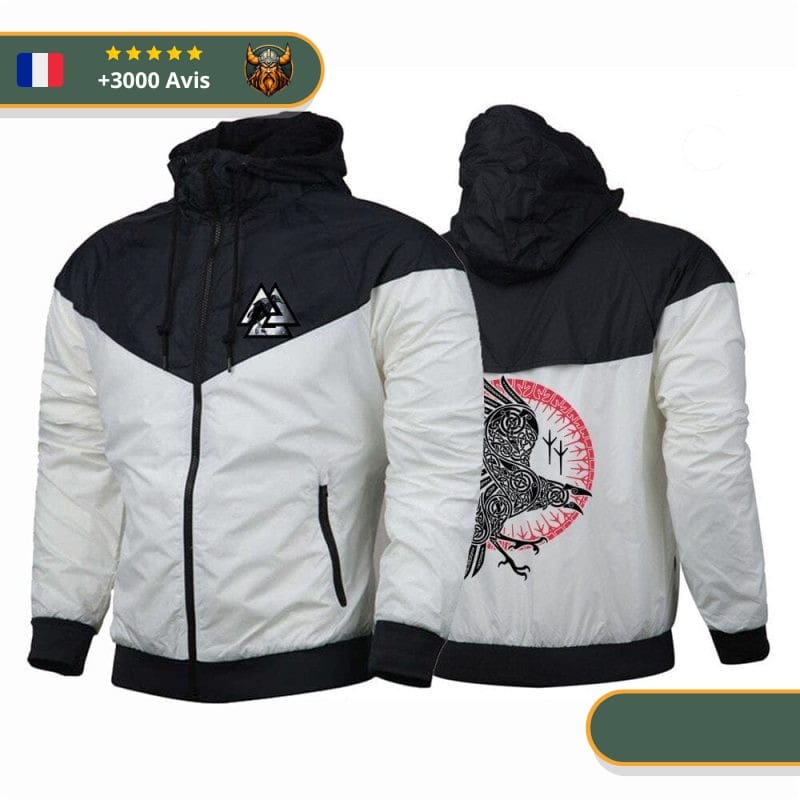 Veste Coupe-Vent Viking Valknut & Hugin Viking Shop